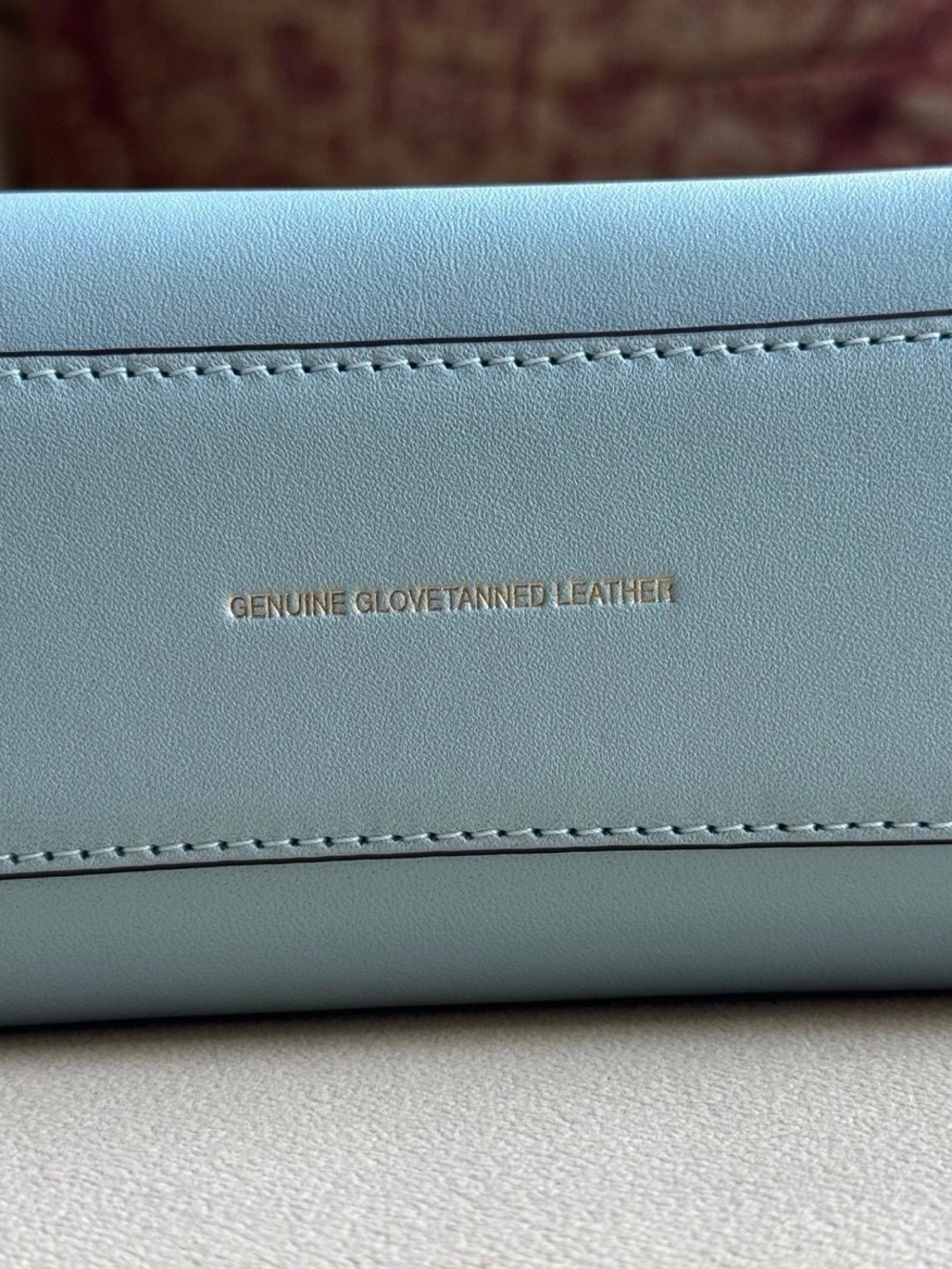 Coach Swing Zip 20 Light Blue Leather Shoulder Bag - Picture 5 of 8